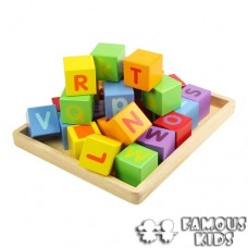 Cuburi colorate cu litere 