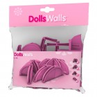 Casuta papusi DollsWalls conectori roz