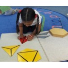 Montessori Triunghiuri constructive set 4