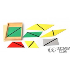 Montessori Triunghiuri constructive set 1 