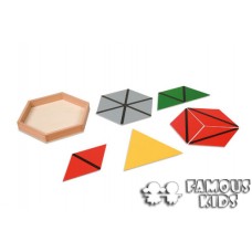 Montessori Triunghiuri constructive set 5